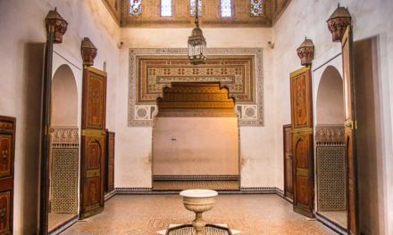 The historical Bahia Palace in Marrakesh