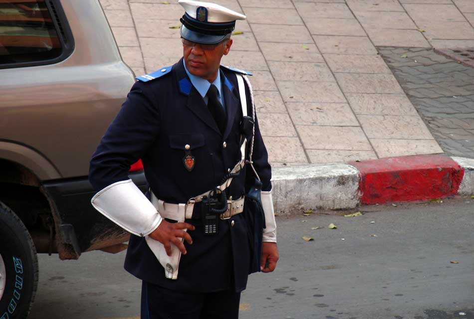 Real moroccan police man hhh ;)