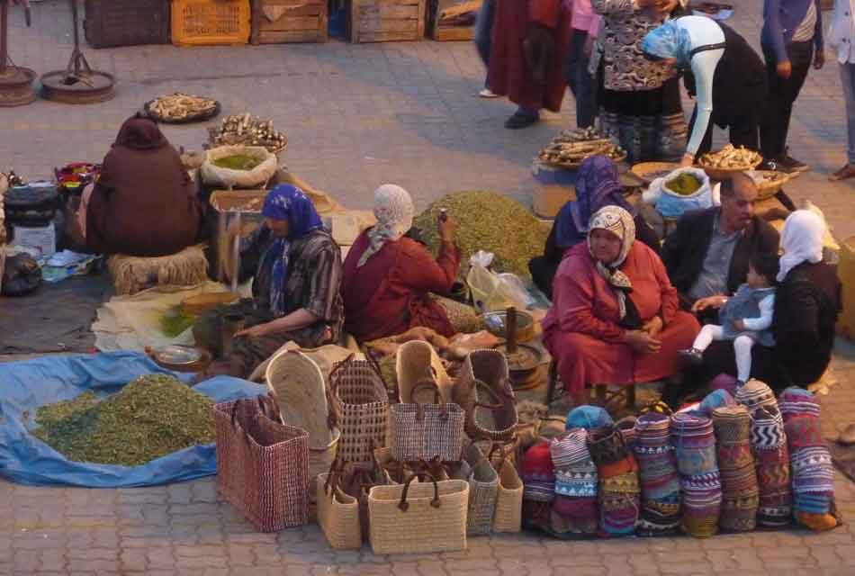 Henna ladies in Marrakech