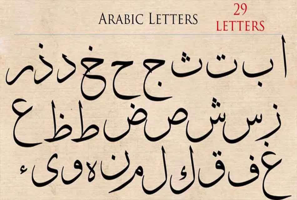 Arabic alphabet 